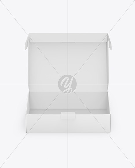 Opened Paper Box Mockup