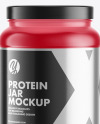 Frosted Protein Jar Mockup