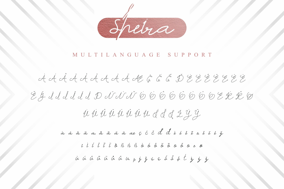 Sheira Signature Font