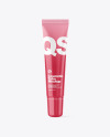 Glossy Cosmetic Tube with Box Mockup