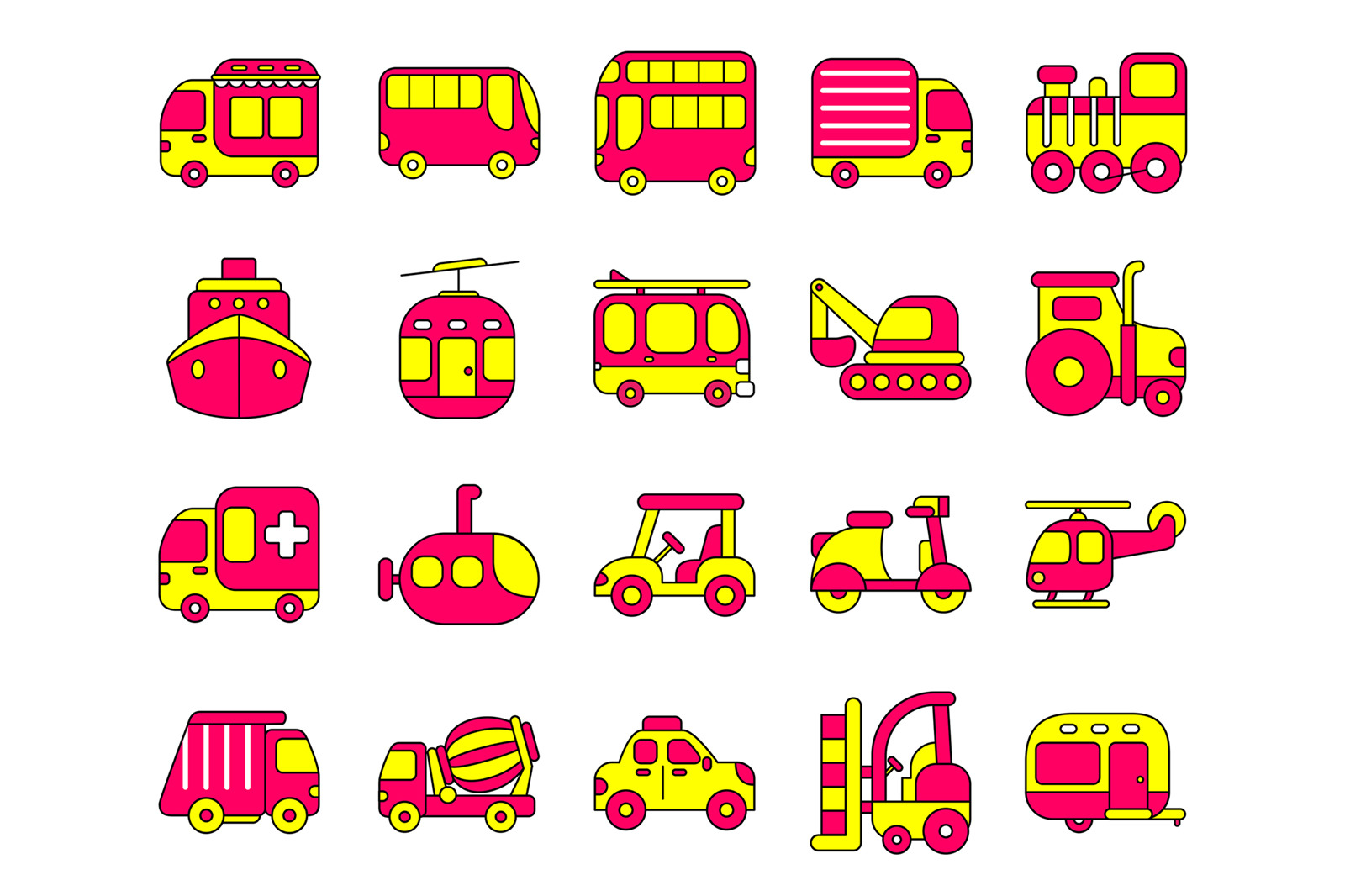 Transport Icon Pack Transport Icon Pack