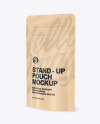 Kraft Stand-Up Pouch Mockup