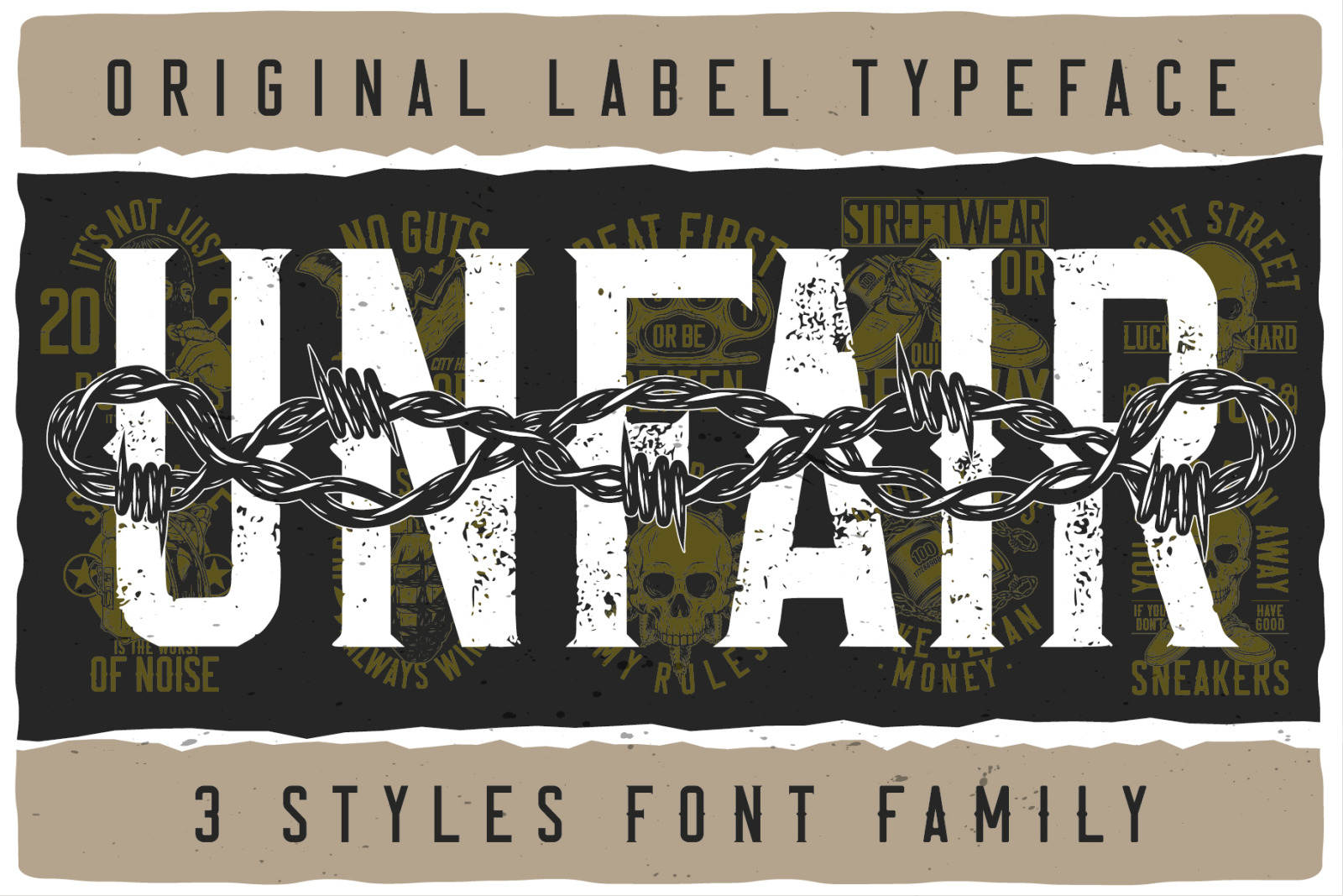 Unfair Font Family Unfair Font Family