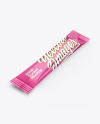 Glossy Stick Sachet Mockup