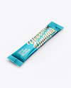 Metallic Stick Sachet Mockup