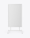 Glossy Street Stand Mockup