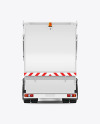 Garbage Truck Mockup - Back View