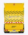 Garbage Truck Mockup - Back View