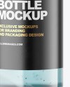 Blue Glass Cosmetic Bottle Mockup