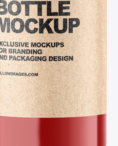 Glossy Cosmetic Bottle Mockup