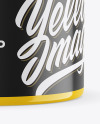 Glossy Plastic Cosmetic Jar Mockup