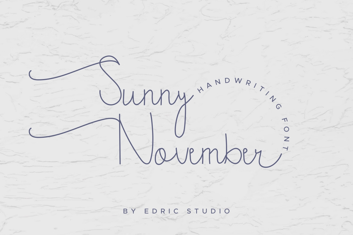 Sunny November Handwriting Font