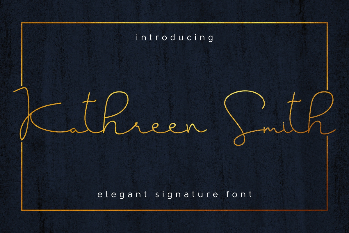 Kathreen Smith Handwriting Font Kathreen Smith Handwriting Font