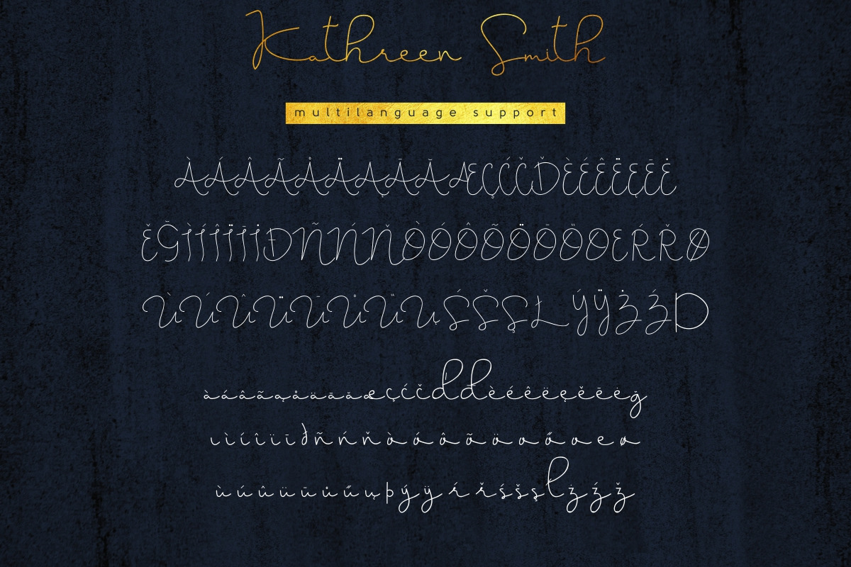 Kathreen Smith Handwriting Font Kathreen Smith Handwriting Font