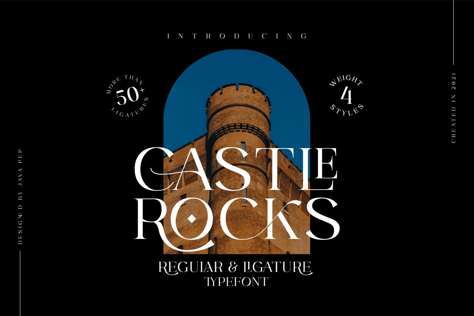 CASTLE ROCKS DUO - Ligature Font CASTLE ROCKS DUO - Ligature Font