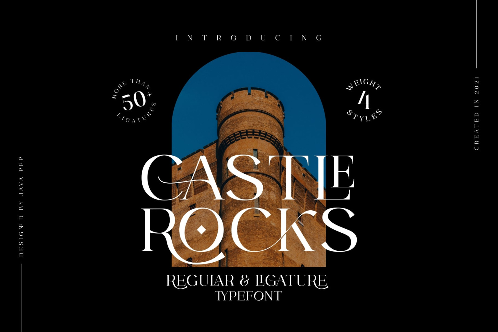 CASTLE ROCKS DUO - Ligature Font