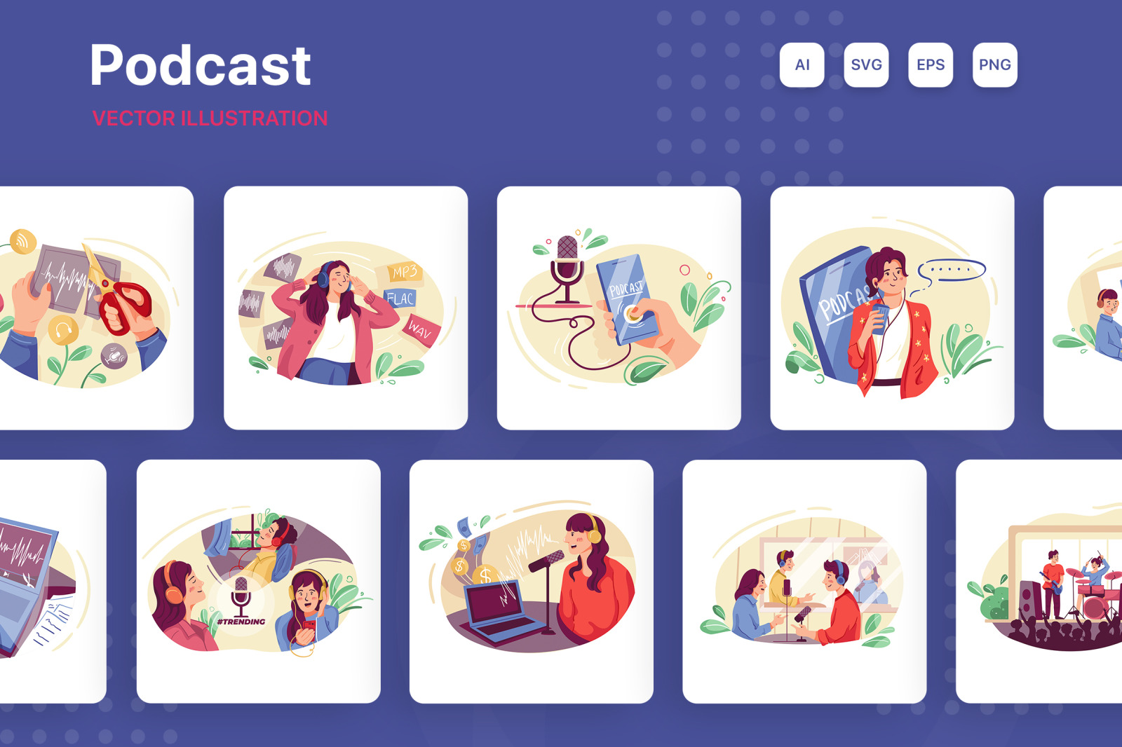 M255_Podcast Illustrations M255_Podcast Illustrations