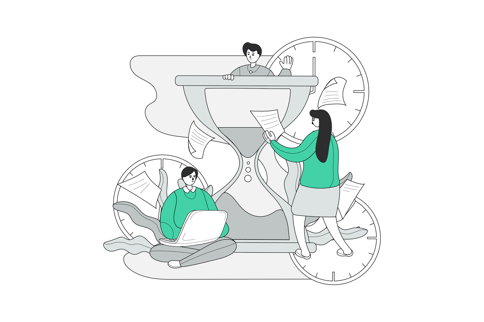 L200_Teamwork Illustrations L200_Teamwork Illustrations