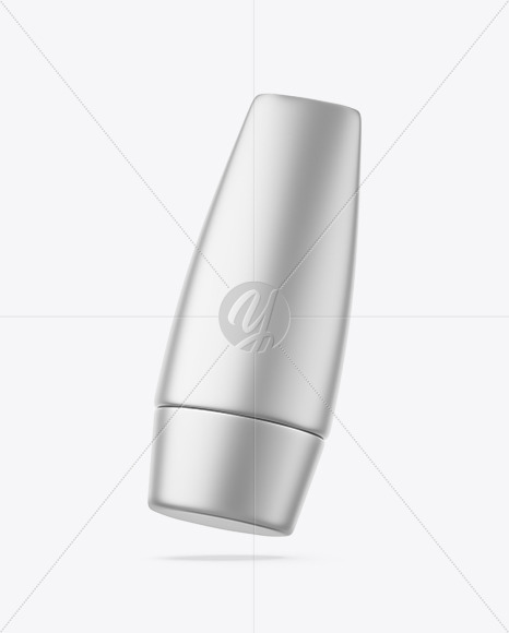 Matte Metallic Cosmetic Tube Mockup