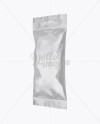 Glossy Snack Package Mockup - Half Side View