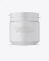 Matte Plastic Jar Mockup