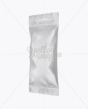 Matte Snack Package Mockup - Half Side View