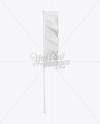 Vertical Sail Flag Mockup