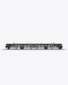 Light Rail Train Bybanen Mockup - Side View