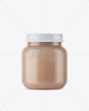 Baby Food Vegetable Puree Small Jar Mockup - Front View