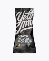 Matte Snack Package Mockup - Hero Shot