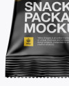 Matte Snack Package Mockup - Hero Shot