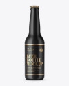 Ceramic Beer Bottle Mockup