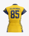 Women’s Volleyball Jersey Mockup - Back View