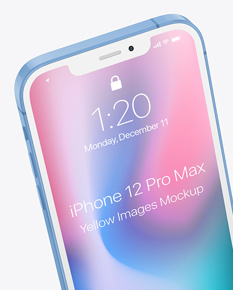 Clay Apple iPhone 12 Pro Max Mockup