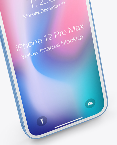 Clay Apple iPhone 12 Pro Max Mockup