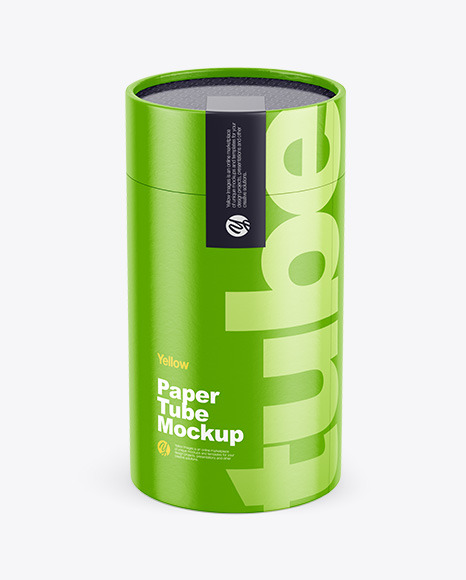 Glossy Tube Mockup - Tube packaging