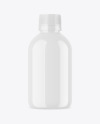 Glossy Plastic Bottle Mockup