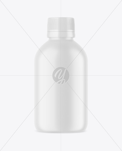 Matte Plastic Bottle Mockup