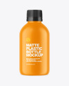 Matte Plastic Bottle Mockup