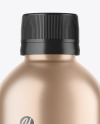 Metallic Plastic Bottle Mockup