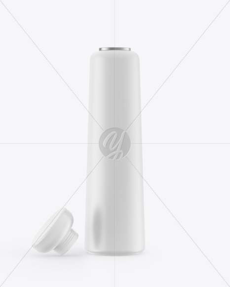 Opened Matte Plastic Tube Mockup