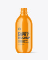 Glossy Plastic Bottle Mockup