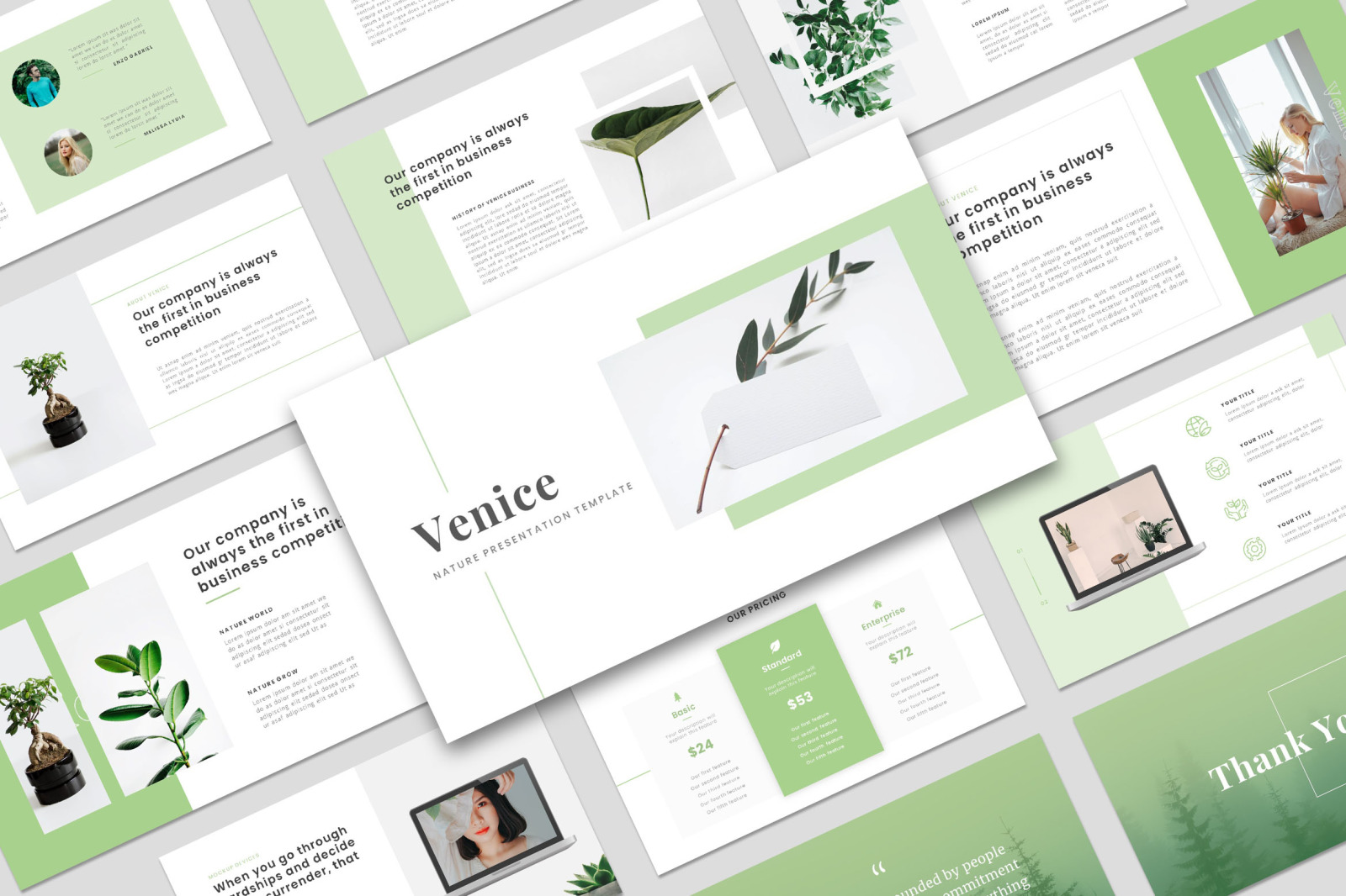 Venice - Nature Business Keynote Template Venice - Nature Business Keynote Template