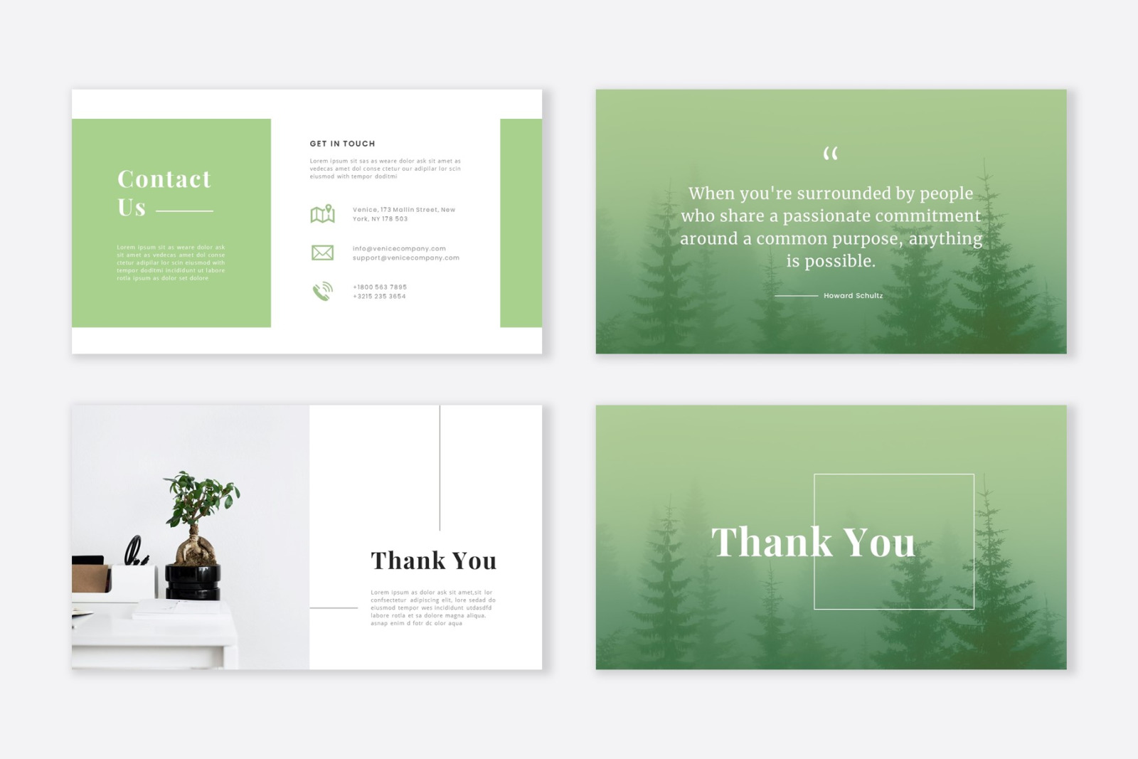 Venice - Nature Business PowerPoint Template