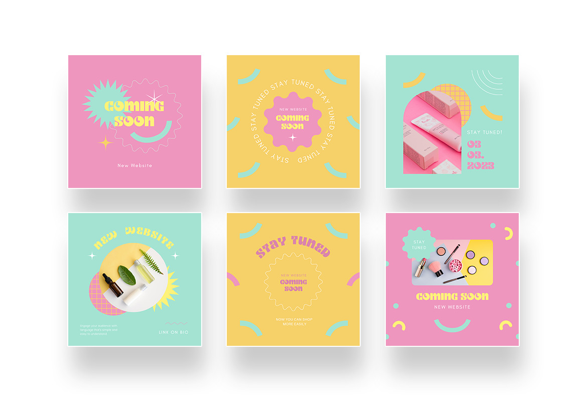 Playful Coming Soon Instagram Canva