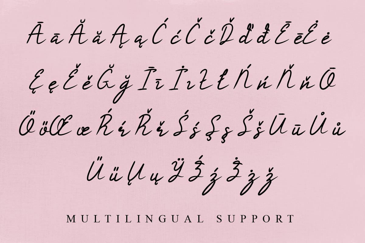 Charlyn Rushmoor Calligraphy Font Charlyn Rushmoor Calligraphy Font