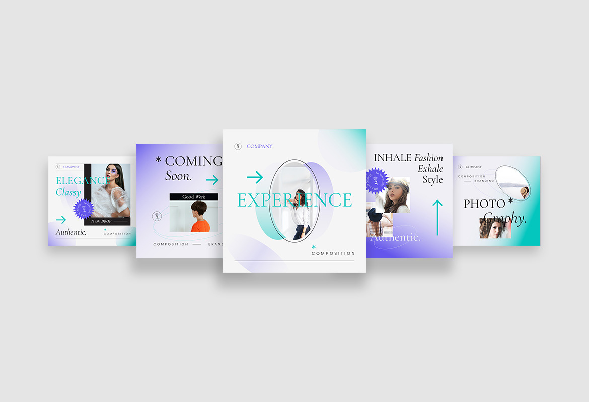Sparkling Modern Gradient Fashion Instagram Template Sparkling Modern Gradient Fashion Instagram Template
