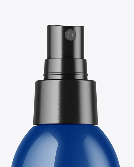 Glossy Spray Bottle Mockup