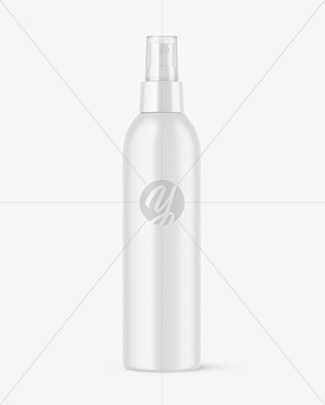 Matte Spray Bottle Mockup