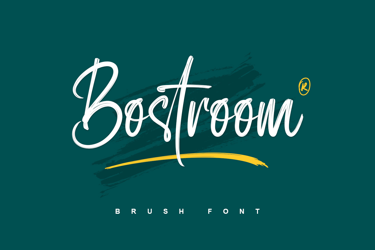 Bostroom - Brush Font